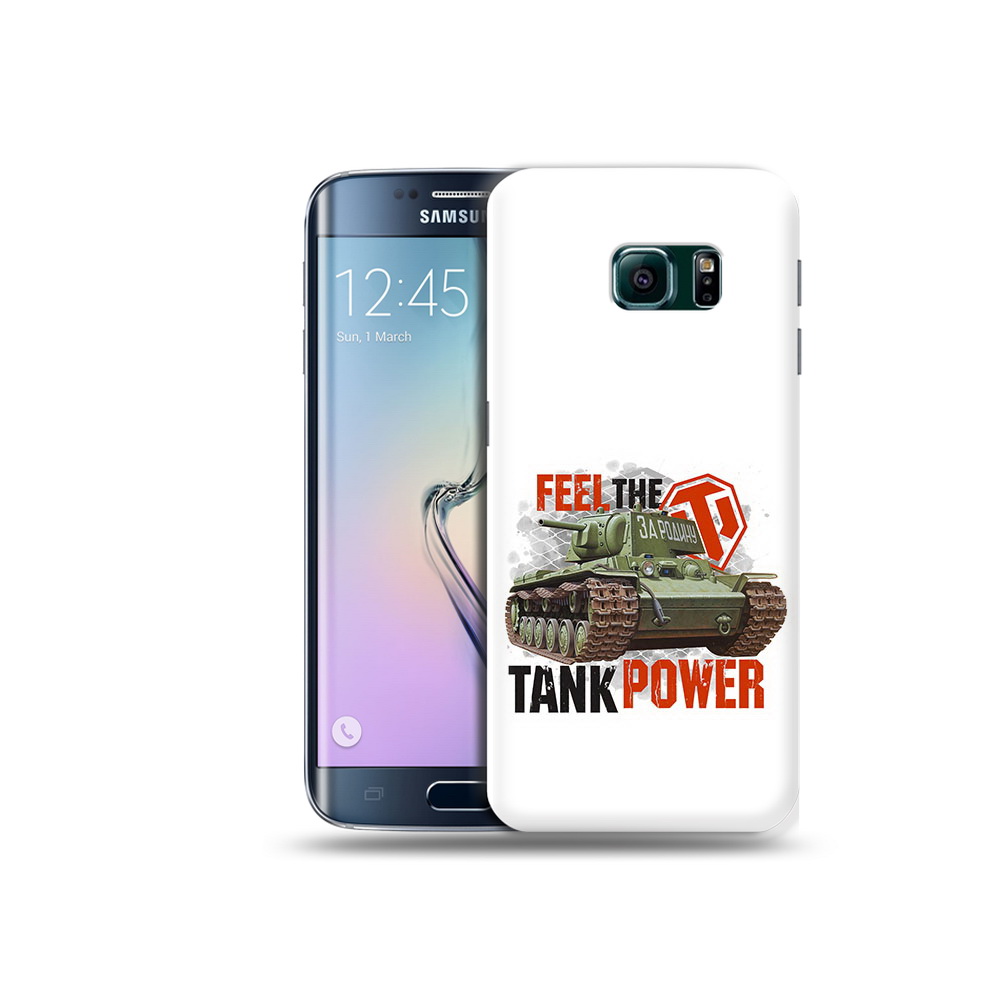 

Чехол MyPads Tocco для Samsung Galaxy S6 Edge Танк, Прозрачный, Tocco