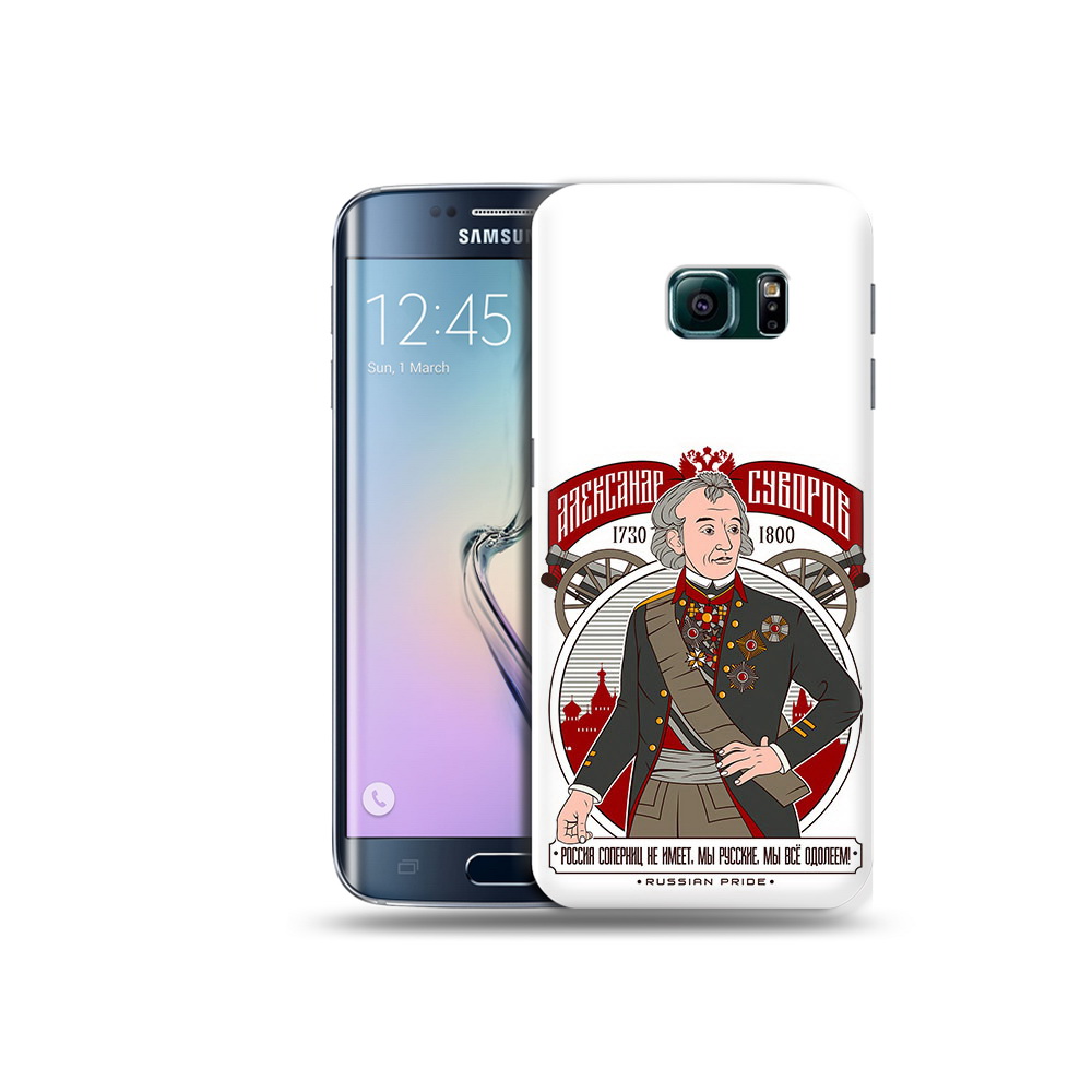 

Чехол MyPads Tocco для Samsung Galaxy S6 Edge Суворов, Прозрачный, Tocco