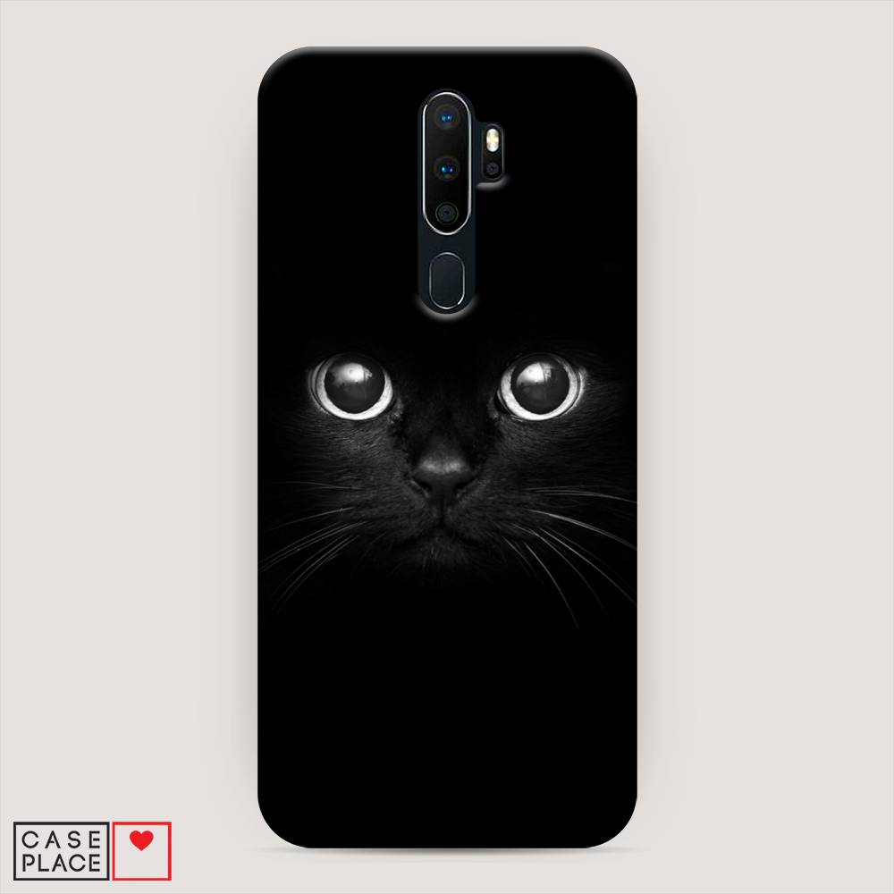 

Пластиковый чехол "Взгляд черной кошки" на Oppo A5 (2020), 251320-1