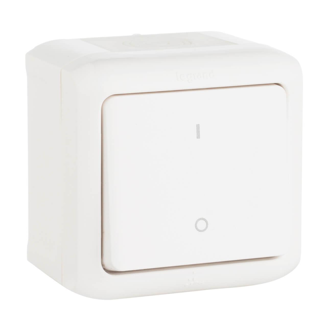 

Выключатель 1-клавишный LeGrand "Quteo", IP44, белый, артикул 782309