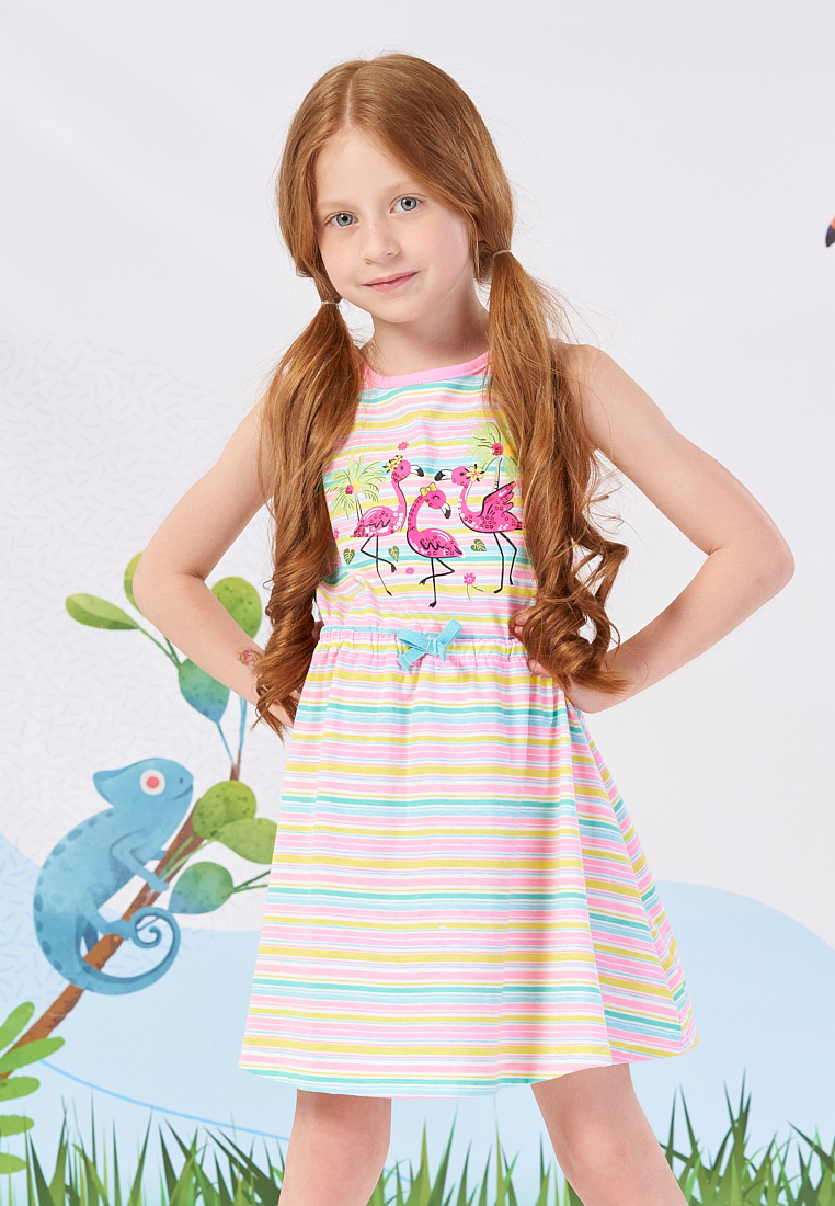 

Сарафан детский Max&jessi SS21C62701417 разноцветный р.98, SS21C62701417