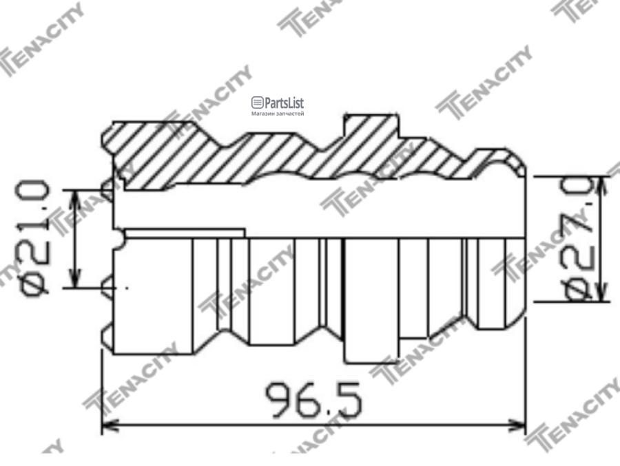 

Отбойник Амортизатора Tenacity 3460 Abpto1004