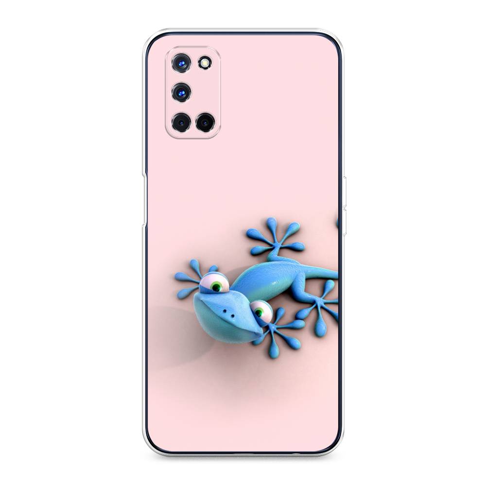 

Чехол Awog на Oppo A52/A72 "Голубая ящерка", Разноцветный, 253250-2