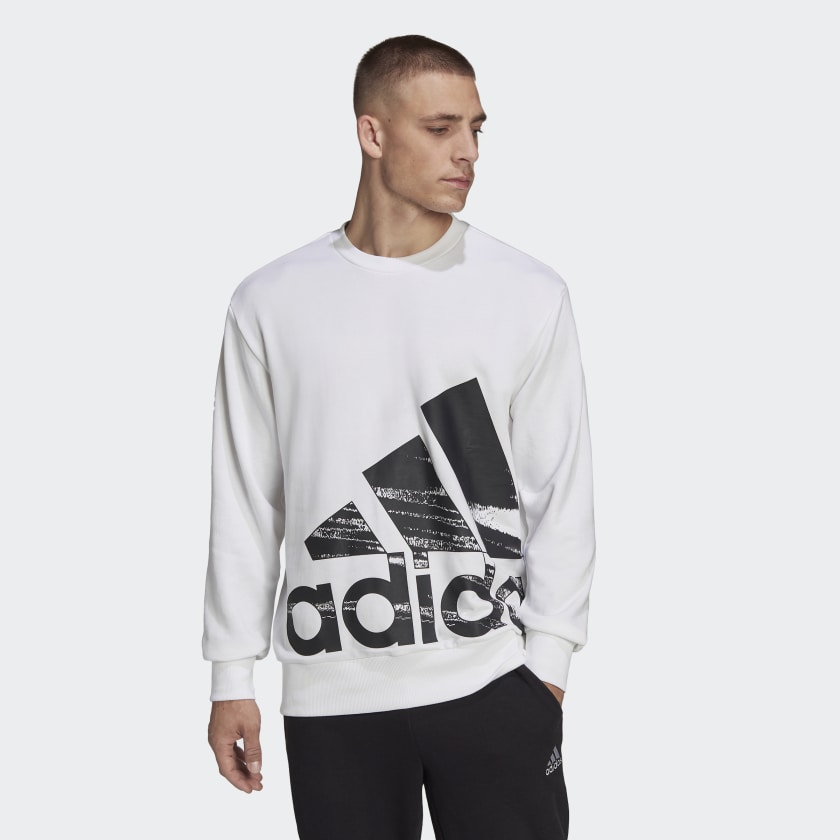 

Свитшот мужской Adidas M Bl Sweetshirt белый L, M Bl Sweetshirt