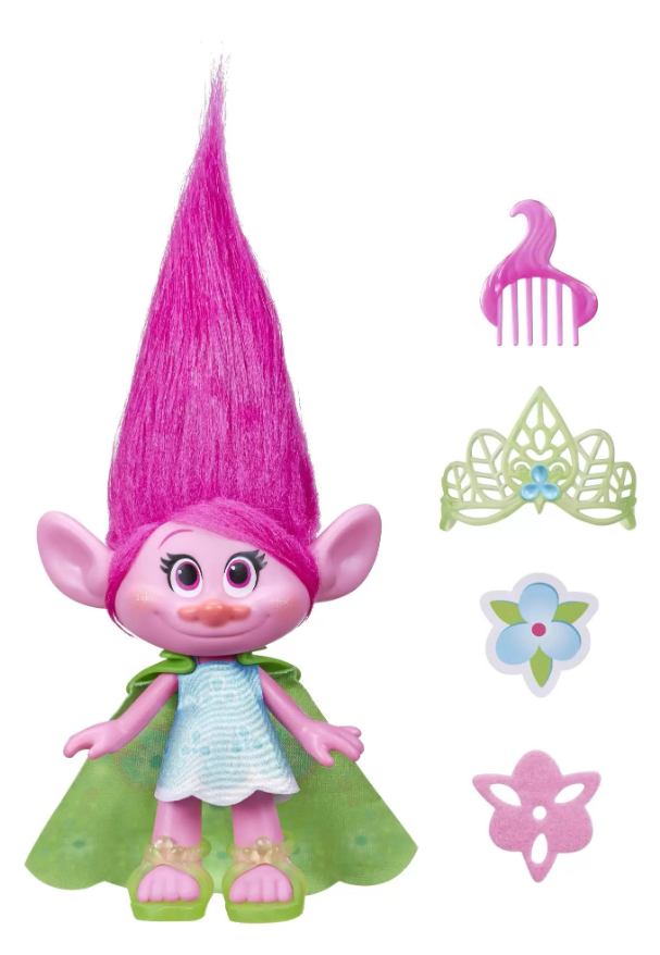 Игровой набор Iqchina Hasbro Тролли Розочка в плаще B7355 Trolls Poppy фигурка trolls рокс e8281 e6712