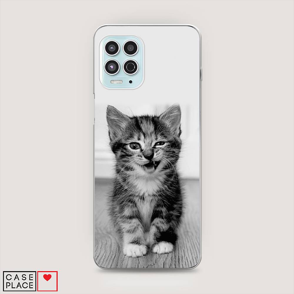 

Чехол Awog на Motorola Moto G100 "Подмигивающий котенок", Разноцветный, 241650-1