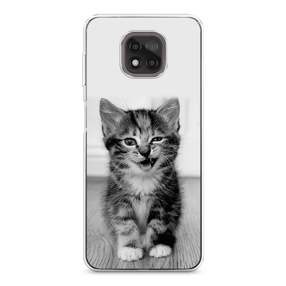 

Чехол Awog на Motorola Moto G Power 2021 "Подмигивающий котенок", Разноцветный, 242750-1