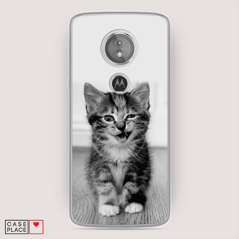 

Чехол Awog на Motorola Moto E5 / Моторола Мото E5 "Подмигивающий котенок", Разноцветный, 241050-1