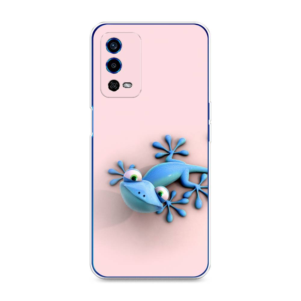 

Чехол Awog на Oppo A55 4G "Голубая ящерка", Разноцветный, 259150-2