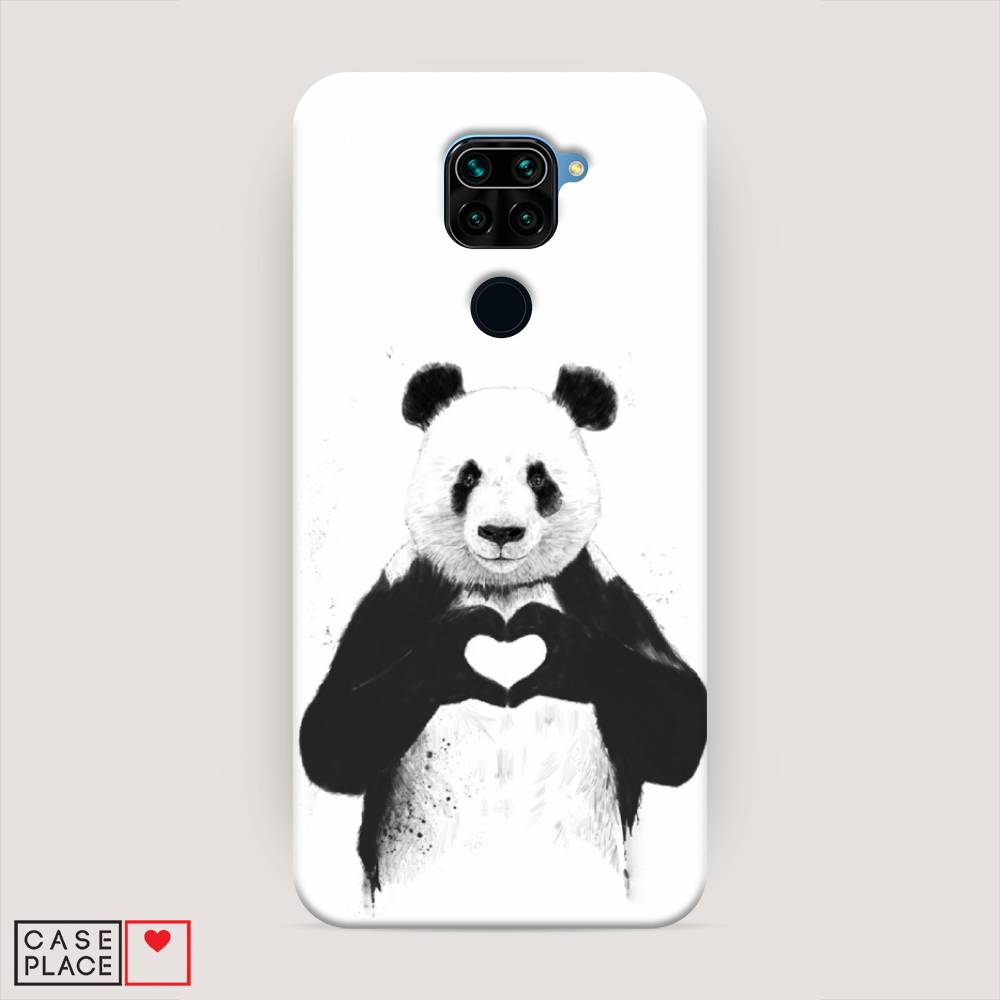 

Пластиковый чехол "Панда love" на Xiaomi Redmi 10X 4G, 38220-7