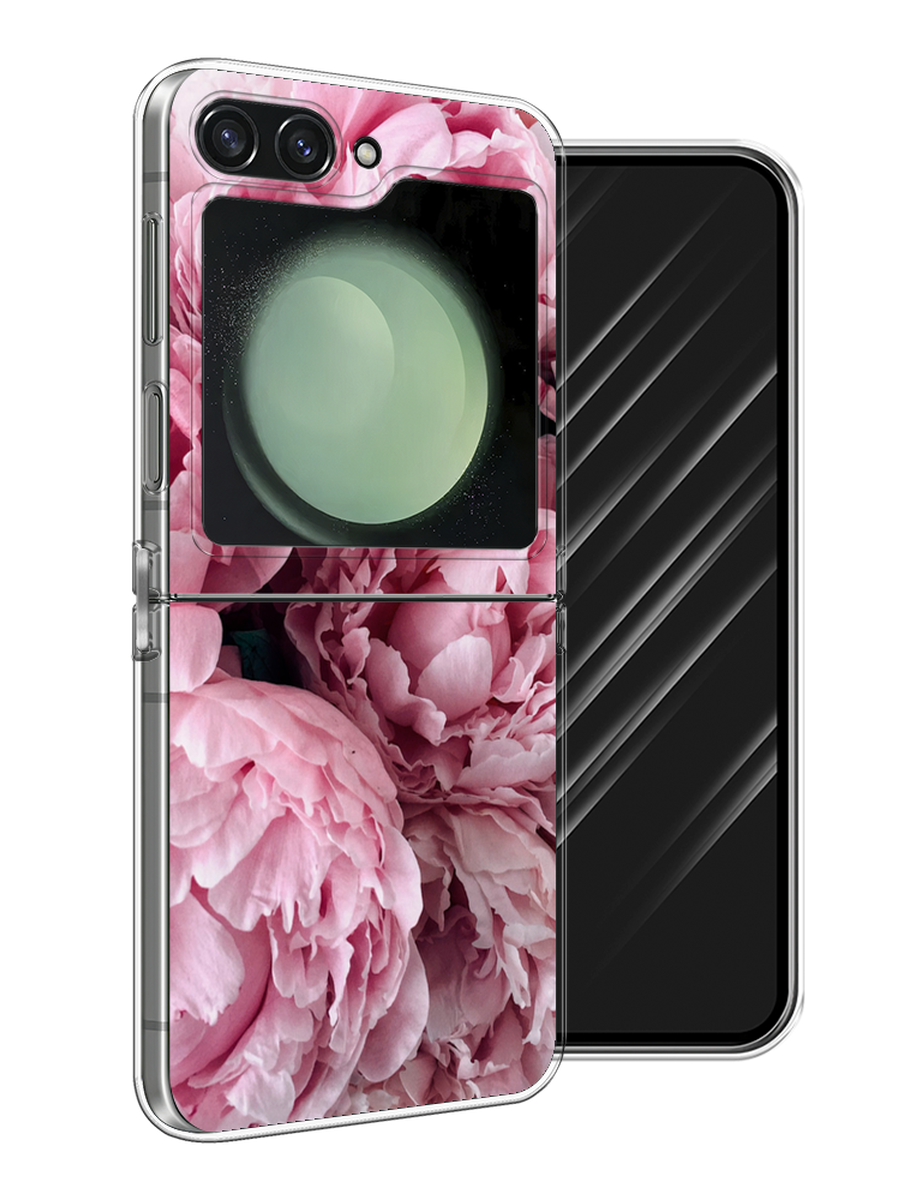 

Чехол Awog на Samsung Galaxy Z Flip 6 "Нежные пионы", Розовый;черный;белый, 2109750-1