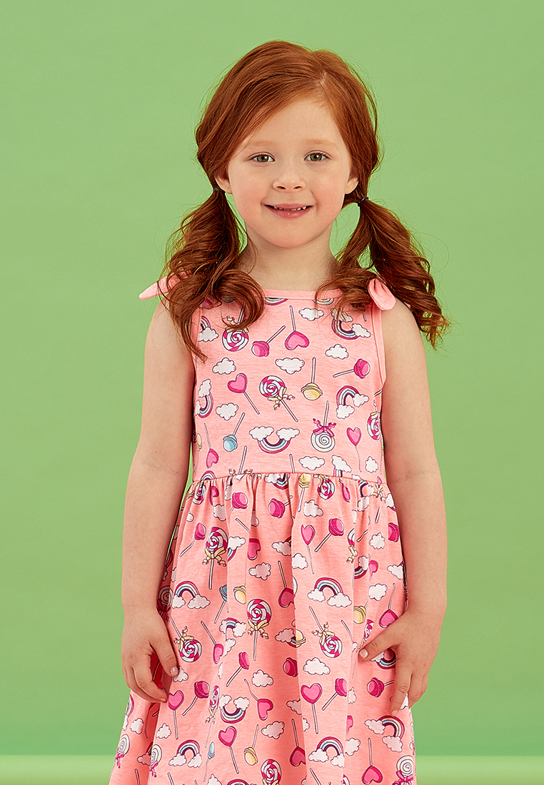 

Сарафан детский Max&jessi SS20C80801625 персиковый р.98, SS20C80801625