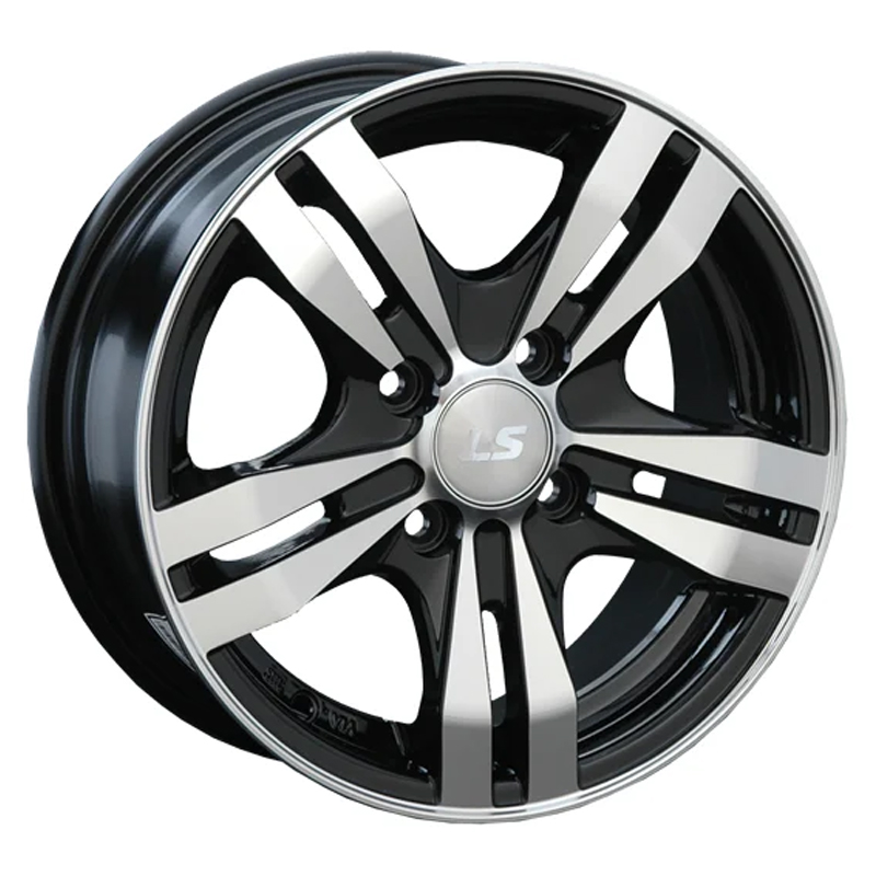 

Колесный диск LS WHEELS, 142 6.5x15/4x108ET27 65.1 Bkf, Черный;серебристый