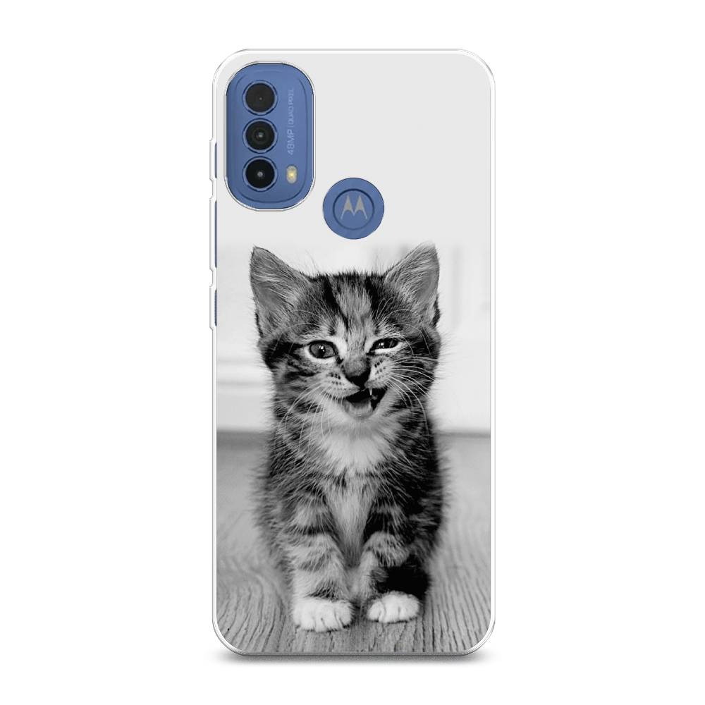 

Чехол Awog на Lenovo K14 Plus/Motorola Moto E20/E30/E40 "Подмигивающий котенок", Разноцветный, 243550-1
