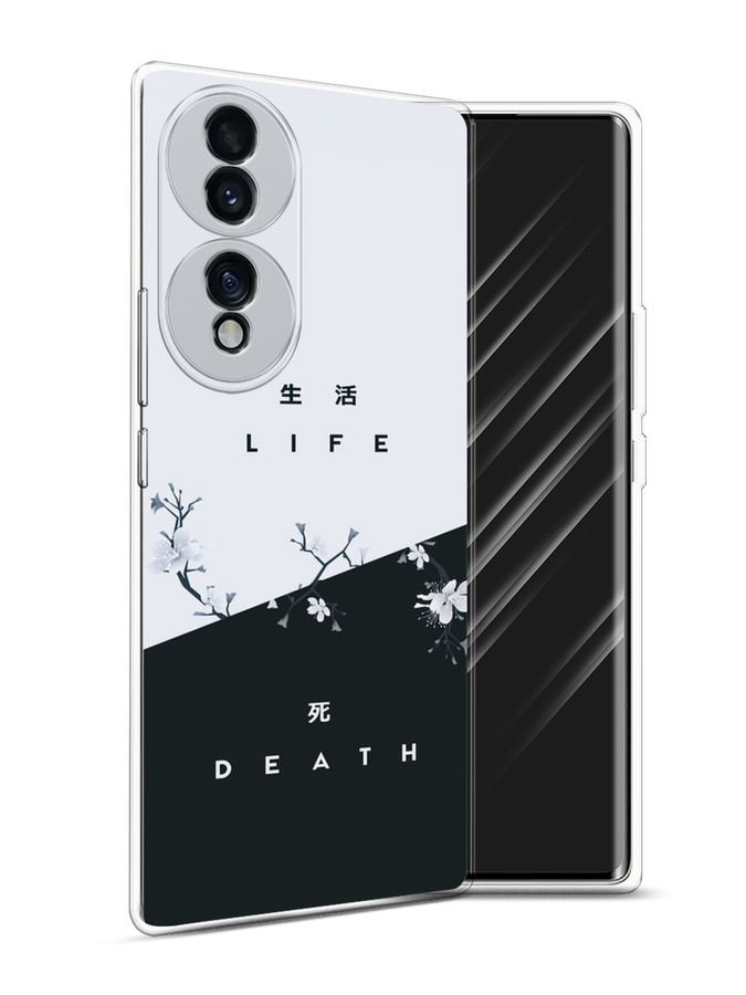 

Чехол Awog на Honor 70 "Life and death", Разноцветный, 6108250-7