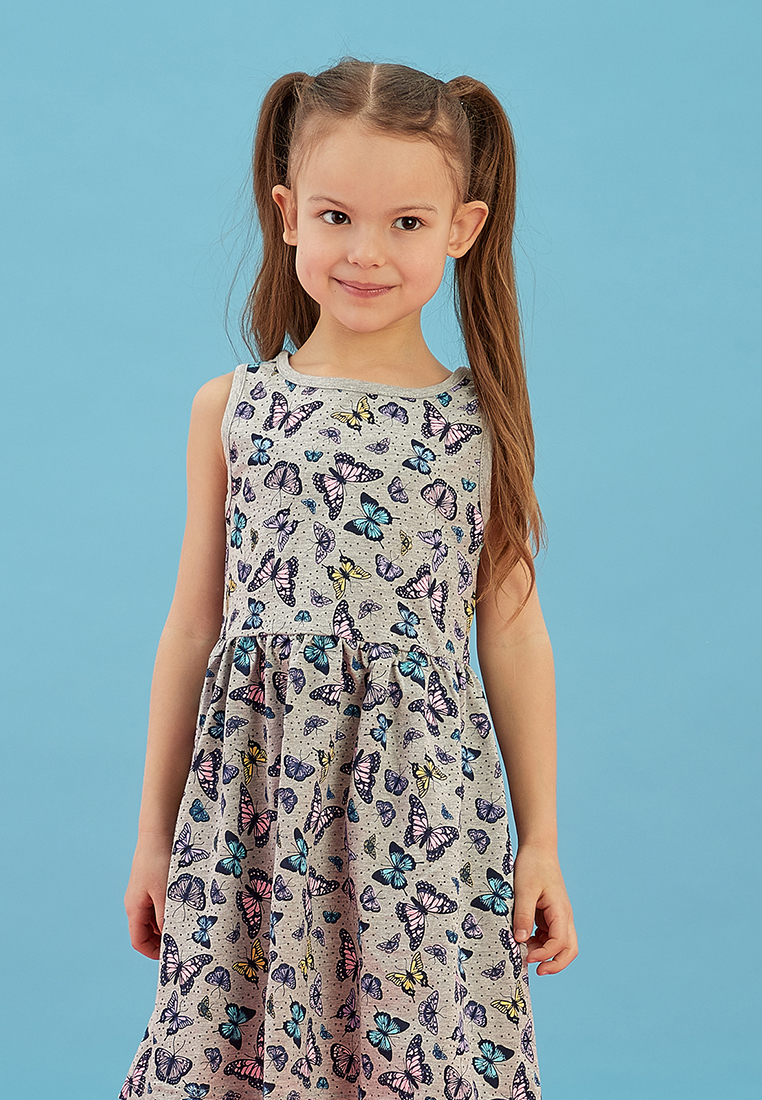 

Сарафан детский Max&jessi SS20C80501222 светло-серый р.110, SS20C80501222
