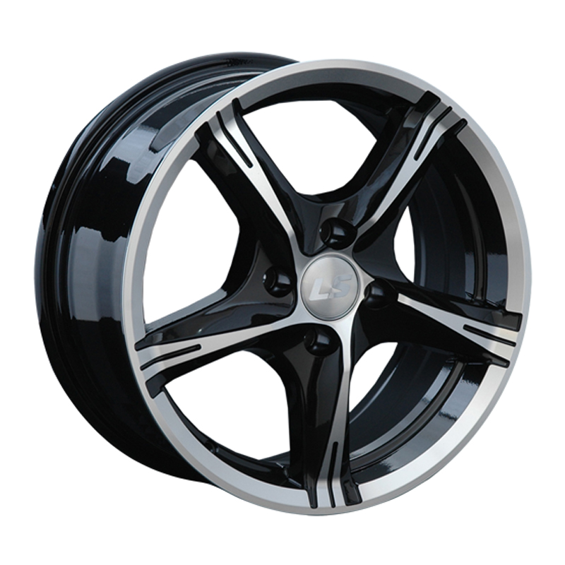 

Колесный диск LS WHEELS, 137 6.5x15/4x100ET45 73.1 Bkf, Черный;серебристый