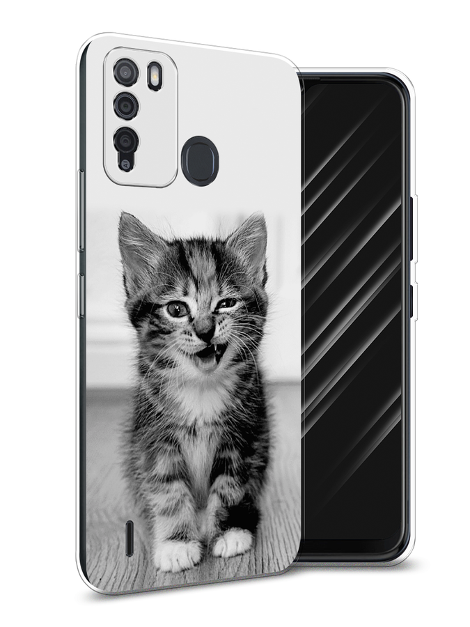 

Чехол Awog на Itel Vision 1 Pro "Подмигивающий котенок", Разноцветный, 3200350-1