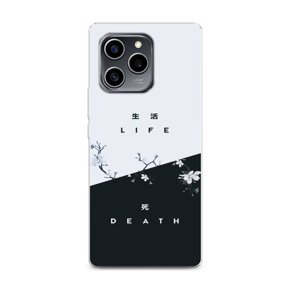 фото Силиконовый чехол "life and death" на honor 60 se awog