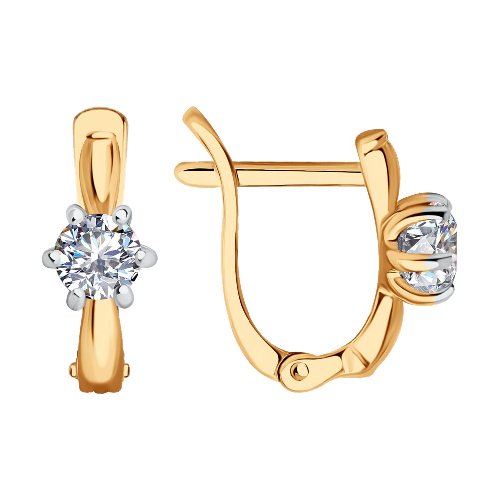 

Серьги из серебра SOKOLOV 93022389, фианит, 93022389