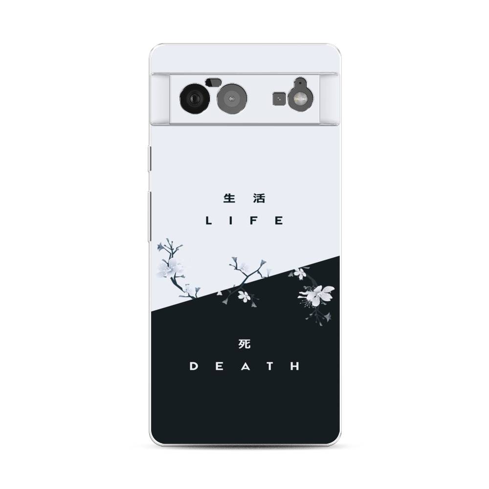 фото Силиконовый чехол "life and death" на google pixel 6 awog