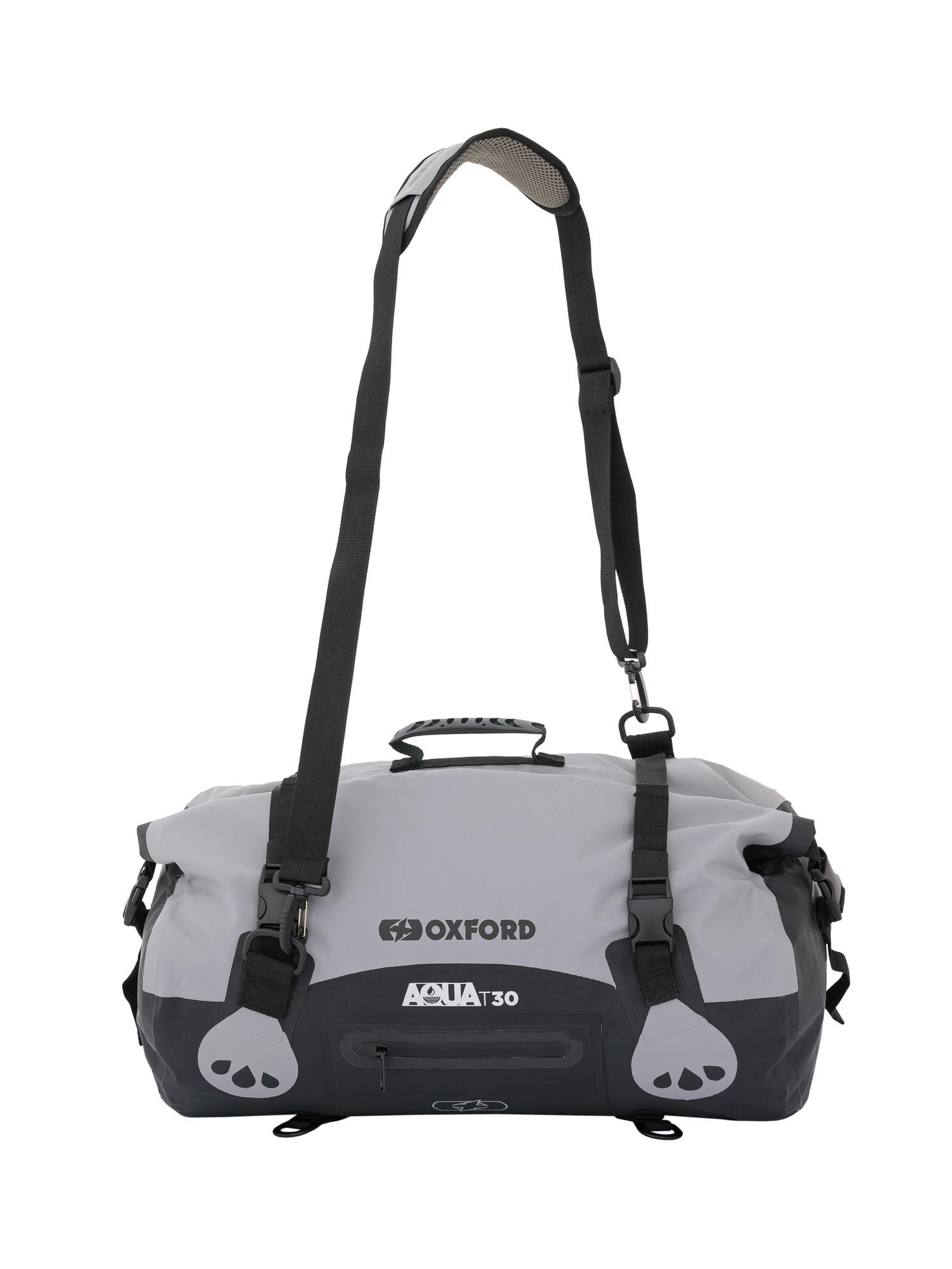 Мотосумка Oxford Aqua T-30 Roll Bag Grey/Black