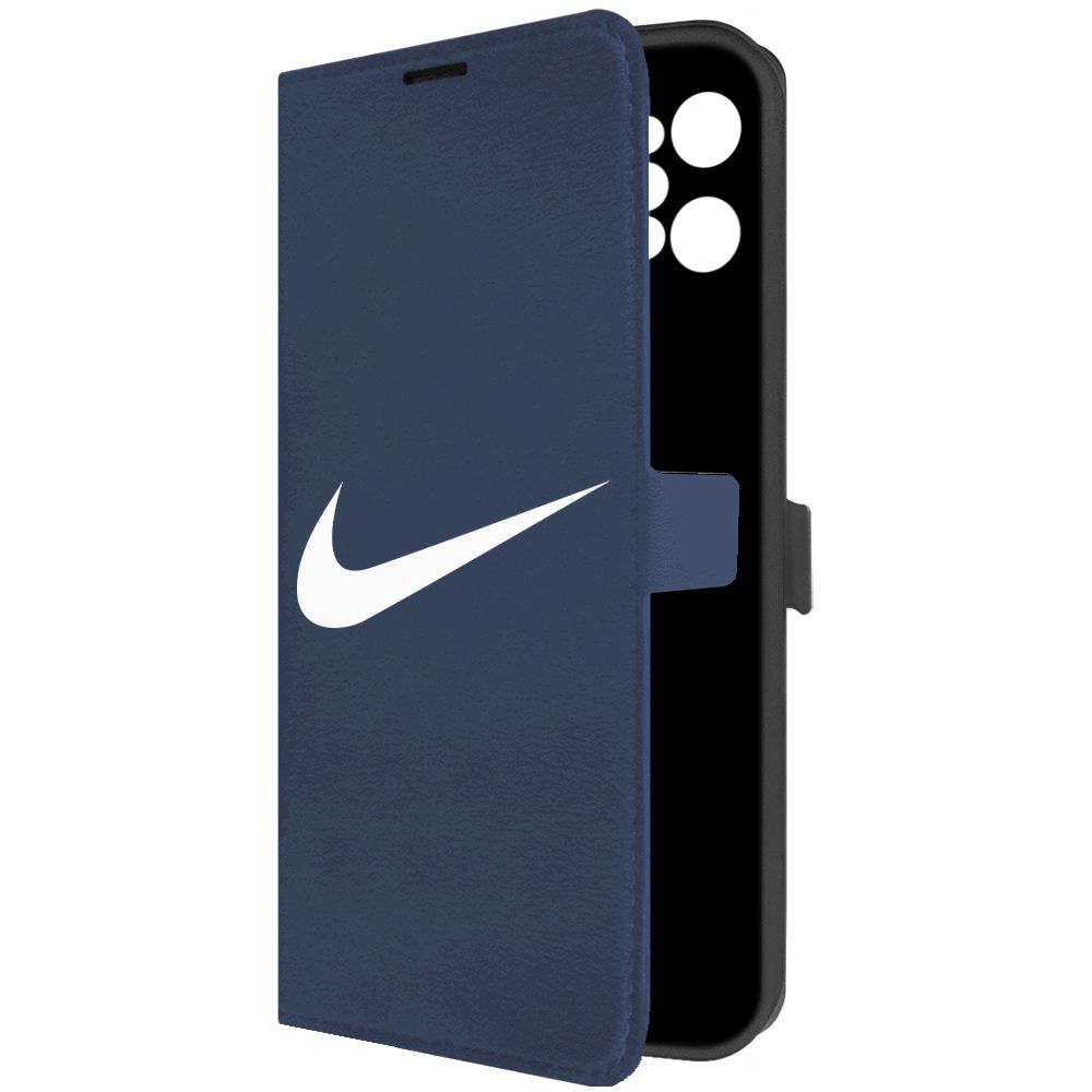 

Чехол-книжка Krutoff Eco Book для Realme C31 Nike синий