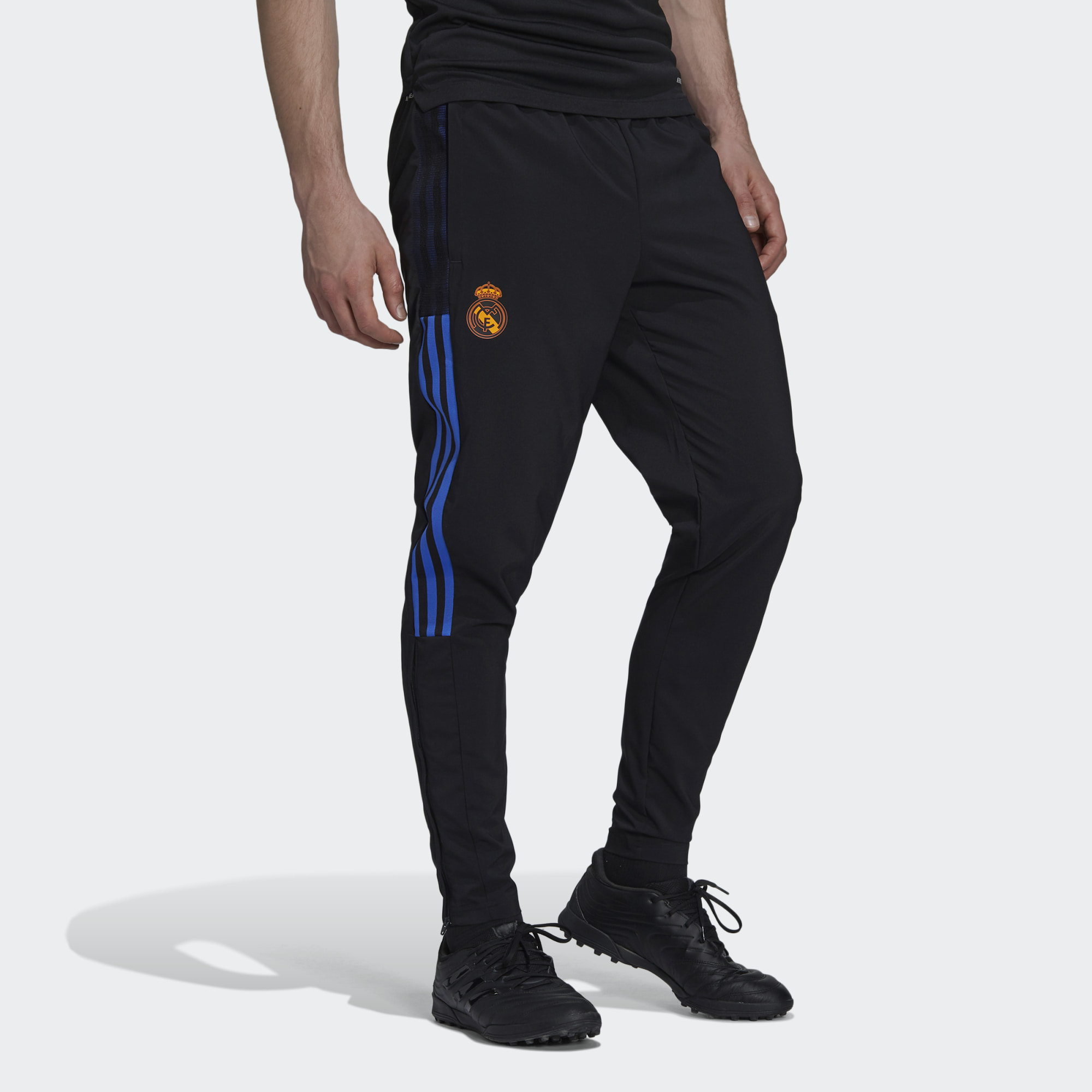 фото Спортивные брюки мужские adidas real pre pant черные m