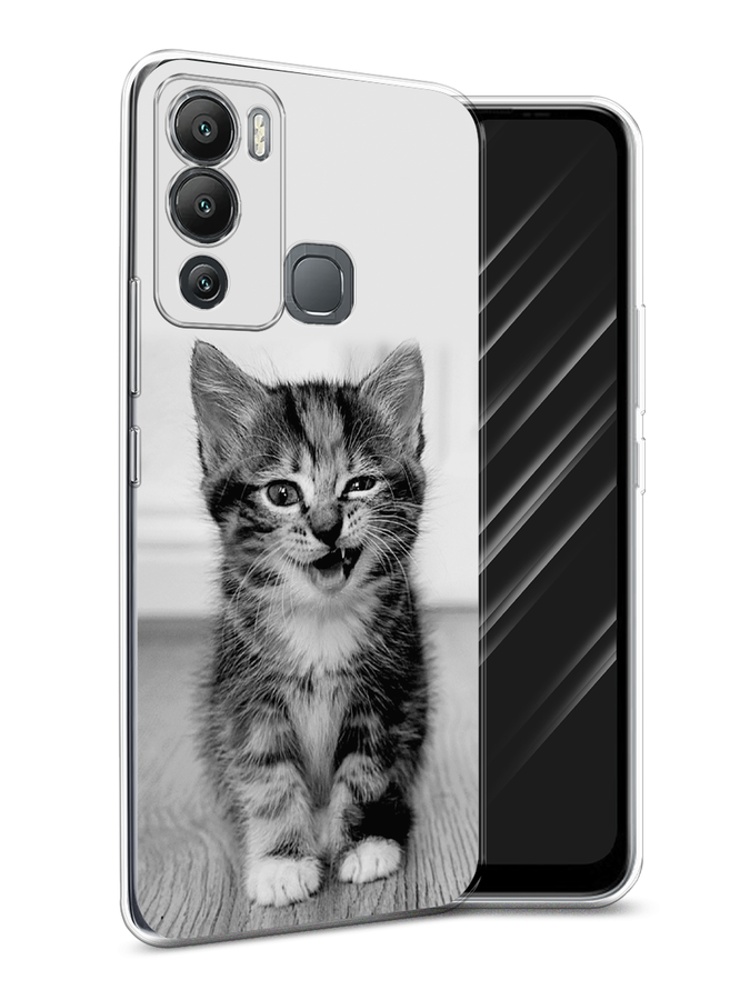 

Чехол Awog на Infinix Hot 12i "Подмигивающий котенок", Разноцветный, 3101250-1
