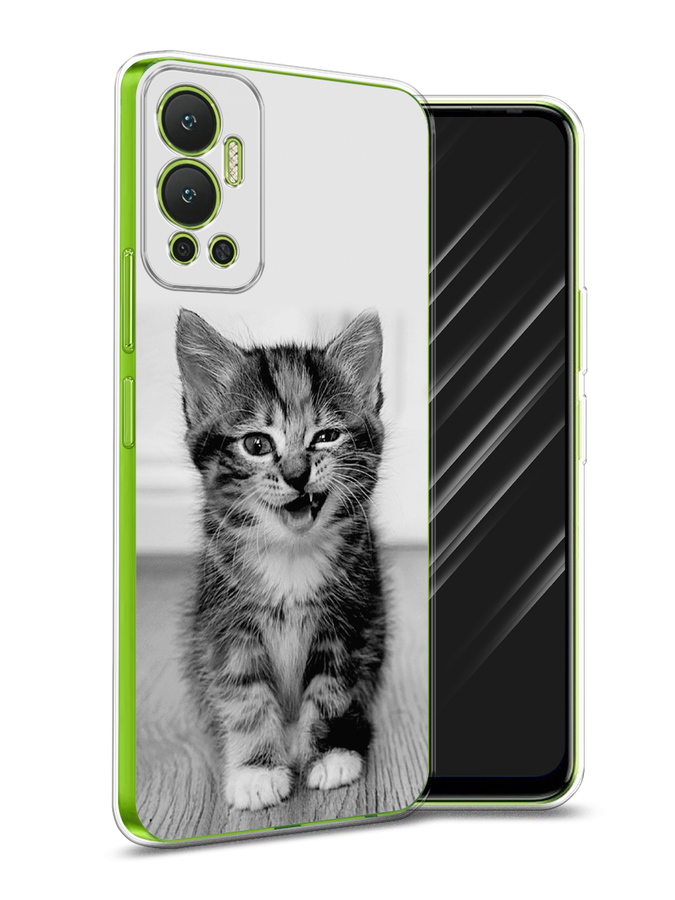 

Чехол Awog на Infinix Hot 12 "Подмигивающий котенок", Разноцветный, 3101350-1