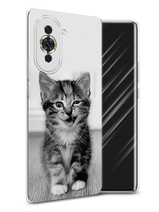 

Чехол Awog на Huawei Nova 10 "Подмигивающий котенок", Разноцветный, 6108950-1