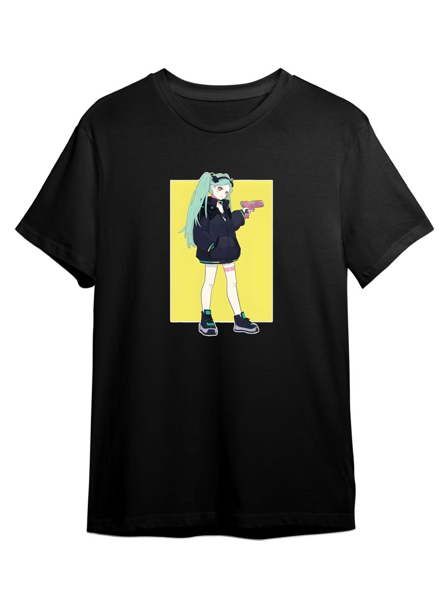 

Футболка унисекс СувенирShop Аним Киберпан/Cyberpunk/Rebecca 1 черная XL, Черный, "Аним Киберпан/Cyberpunk/Rebecca" 1