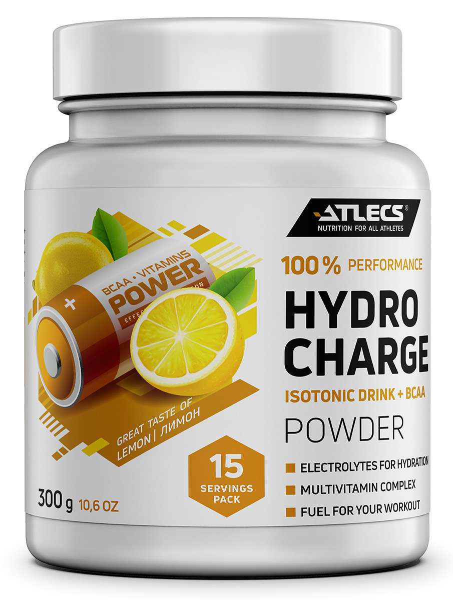 Atlecs Hydro Charge 300 g (лимон)