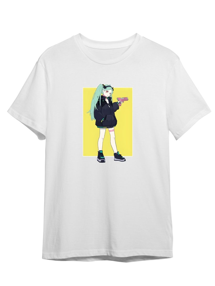 

Футболка унисекс СувенирShop Аним Киберпан/Cyberpunk/Rebecca 1 белая 4XL, Белый, "Аним Киберпан/Cyberpunk/Rebecca" 1