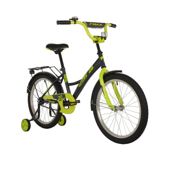Велосипед Foxx 20 BRIEF зеленый, сталь сумка piquadro brief черная ca1592br n