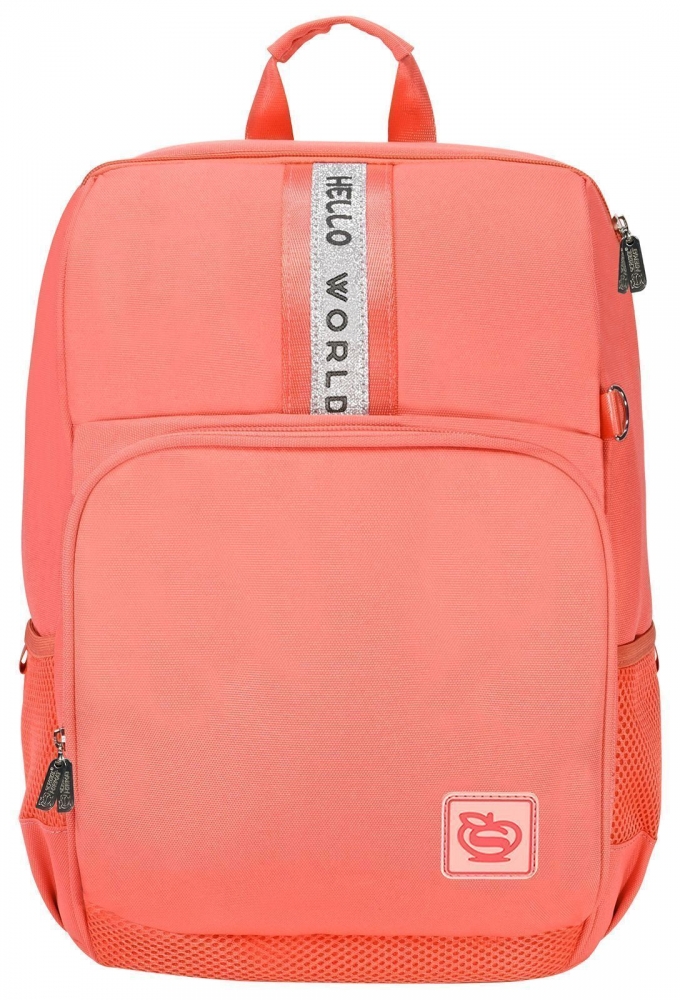 

Рюкзак Schoolformat АНТИГРАВИТАЦИЯ PINK ONE 14 л коралл. 37х26х15 см мягкий 1 отд. молния, Оранжевый