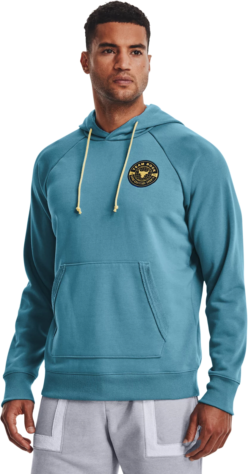 Худи мужское Under Armour UA Pjt Rck Hvywght Terry HD-BLU синее MD