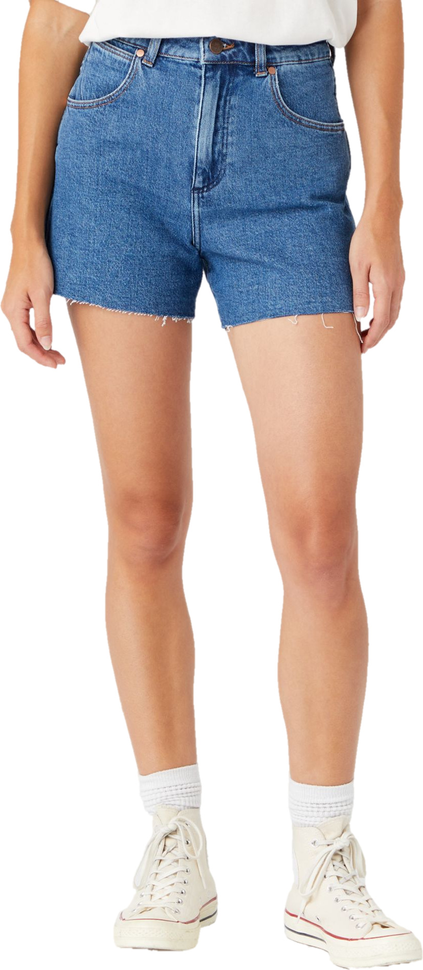 

Джинсовые шорты женские Wrangler Women A-Line Short синие 40, Синий, Women A-Line Short
