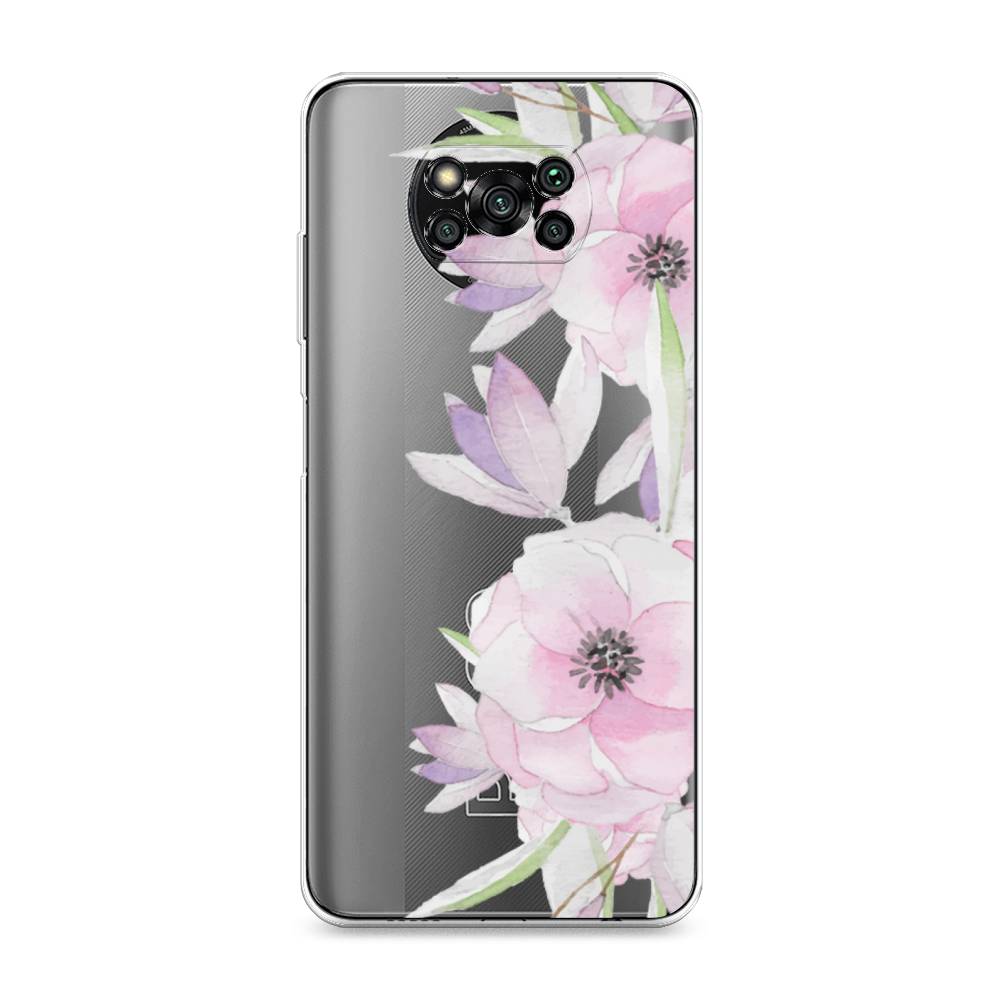 

Чехол Awog на Poco X3/X3 Pro "Нежные анемоны", Разноцветный, 310650-8