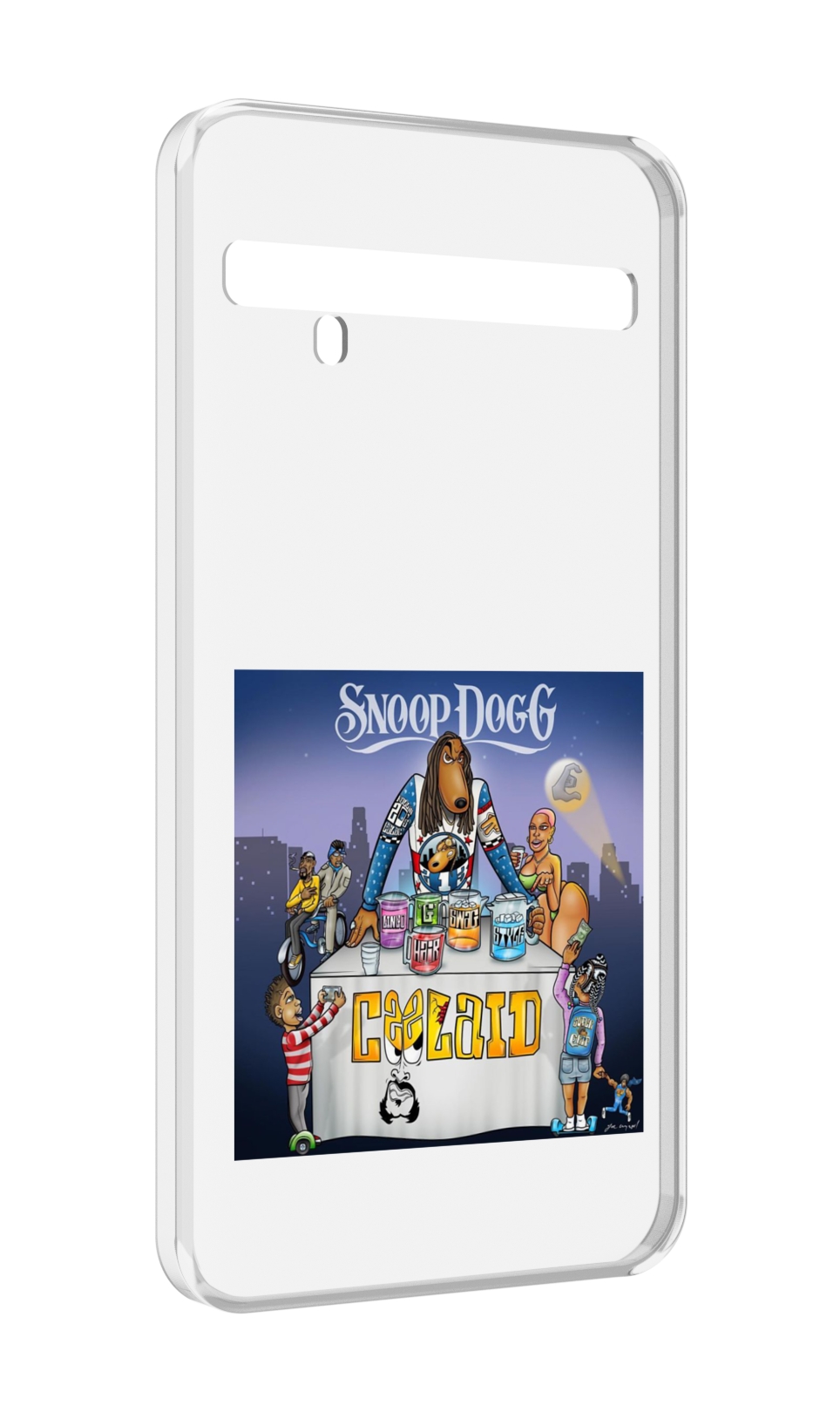 

Чехол MyPads Snoop Dogg COOLAID для TCL 10 Pro / TCL 10 + Plus, Прозрачный, Tocco