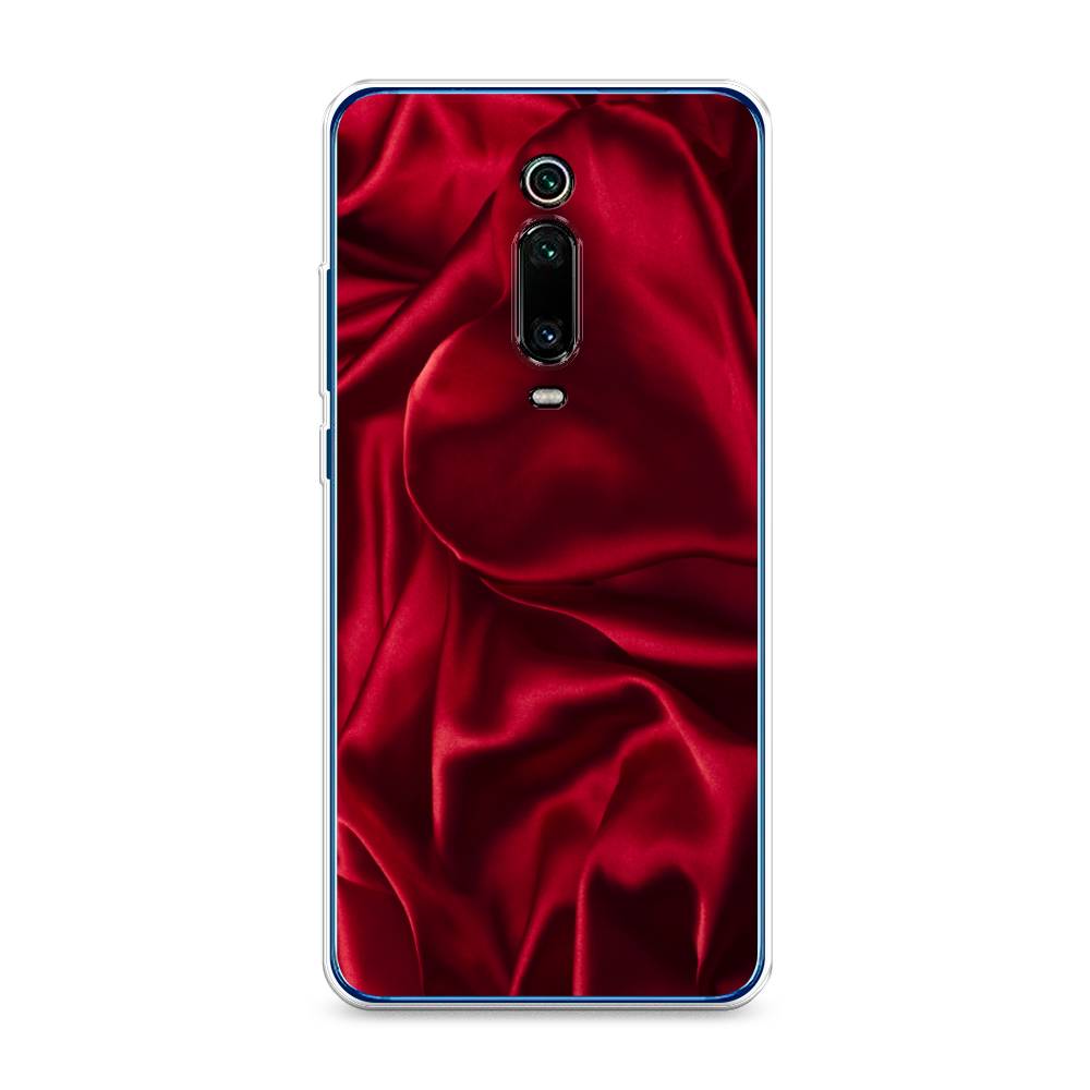 фото Силиконовый чехол "текстура красный шелк" на xiaomi mi 9t pro awog