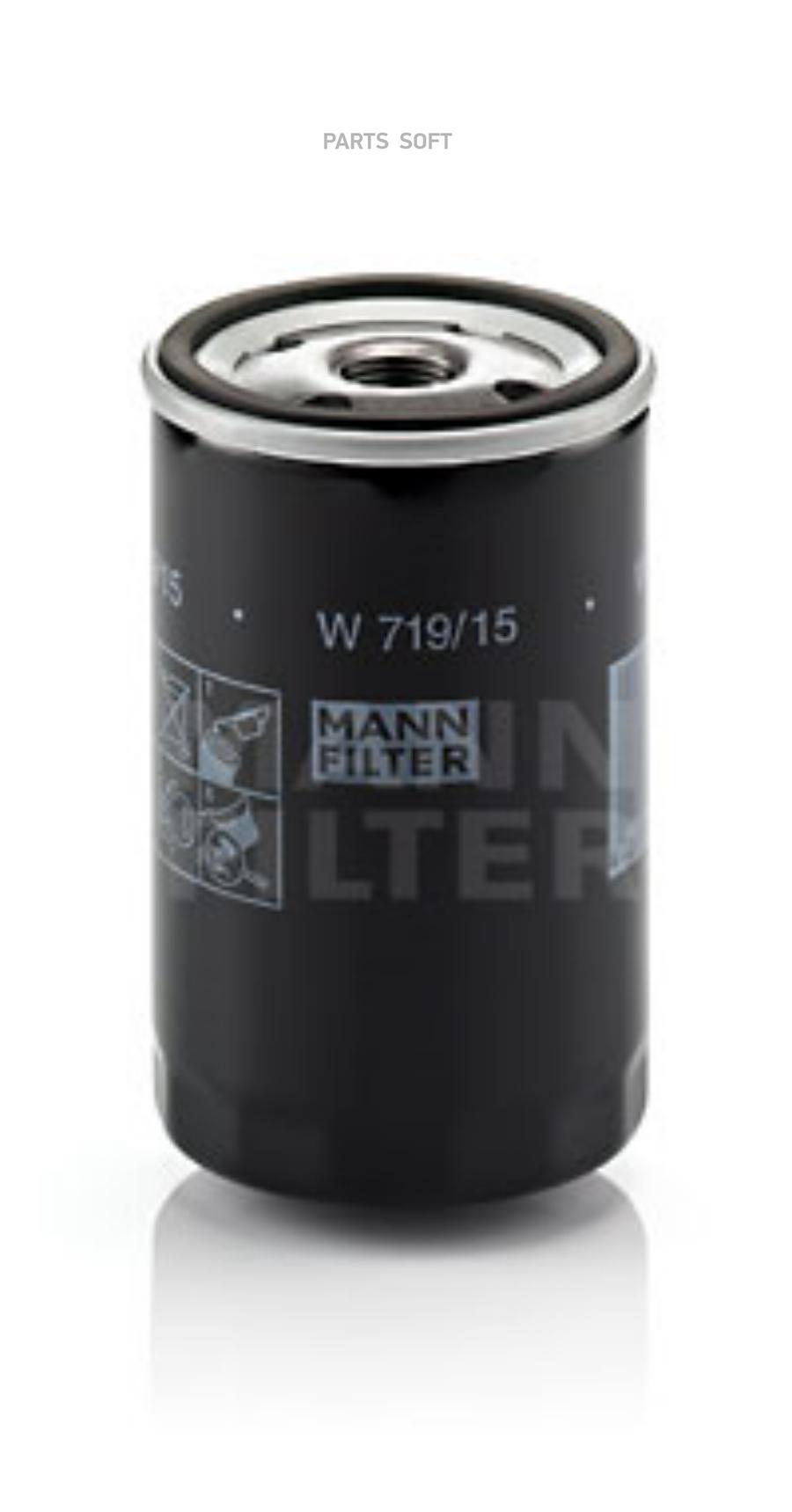 

Mann-Filter Масляный Фильтр, W71915 Mann W719/15