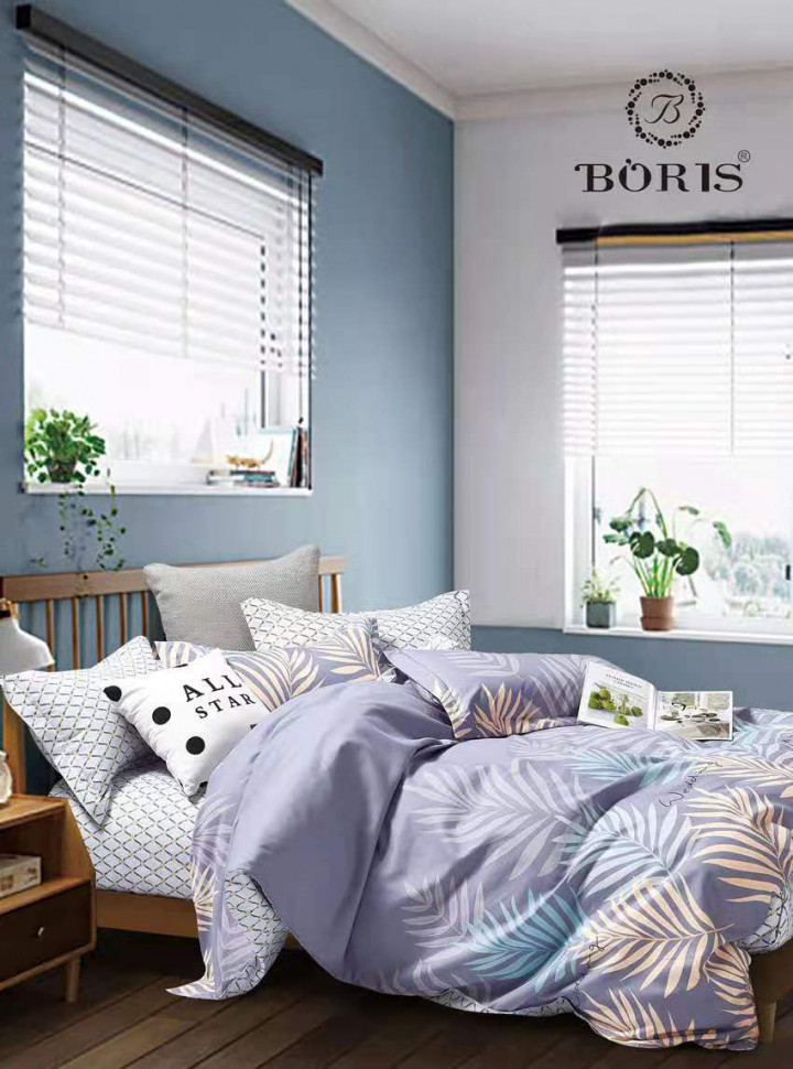 

Постельное белье Boris Dense BORD171 сатин 1,5 спальное, BORD