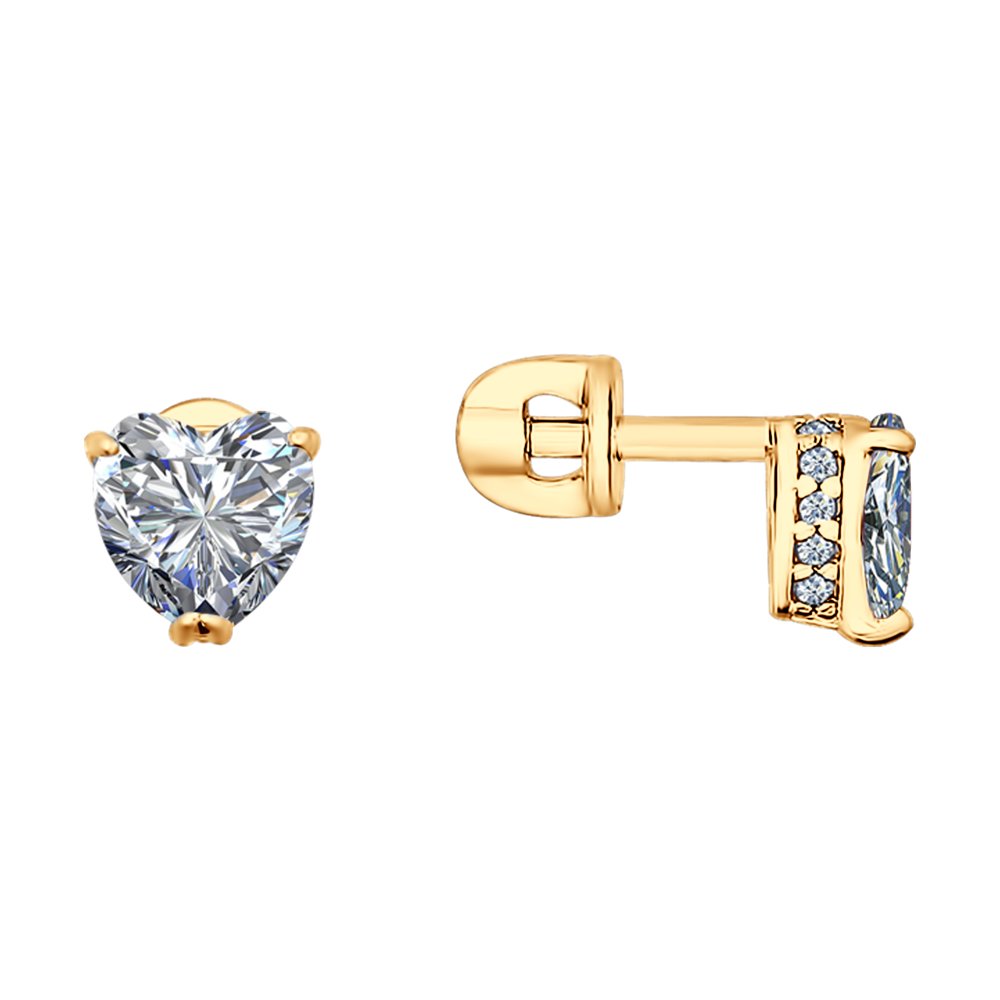 

Серьги из серебра с фианитом SOKOLOV 93021144, 93021144