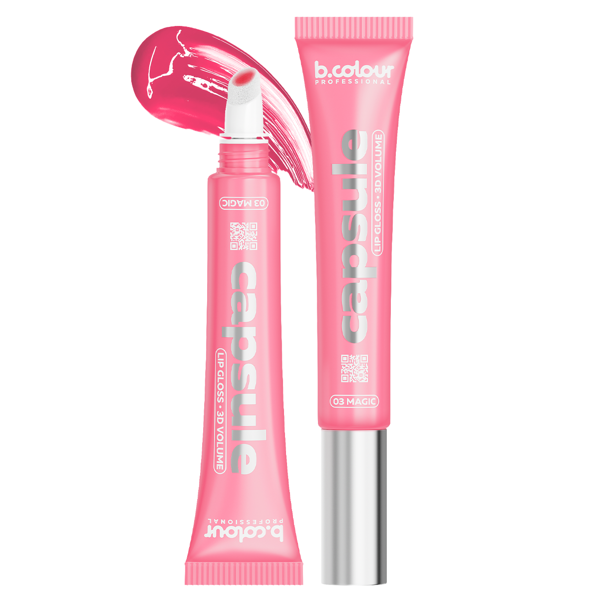 Блеск для губ 7 Days B.Colour Capsule Lip Gloss 3D Volume зеркальный, тон 03 Magic 12 мл