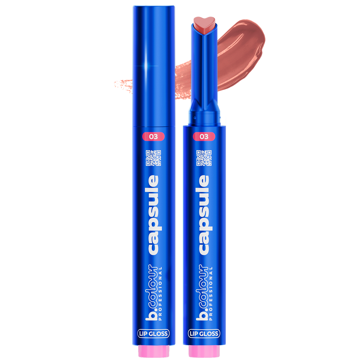 Блеск для губ 7 Days B.Colour Capsule Glossy Lip Bomb автоматич., тон 03 Innovator 1,2 г