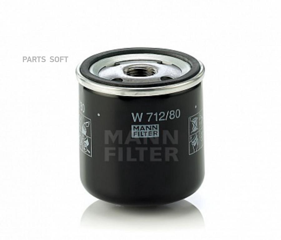 

Mann-Filter Масляный Фильтр, W71280 Mann W712/80