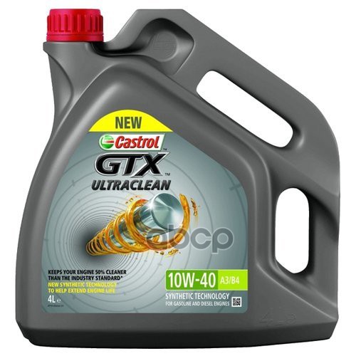 

Castrol Масло Castrol Gtx5 Ultraclean 10W40 A3/B4 4Л