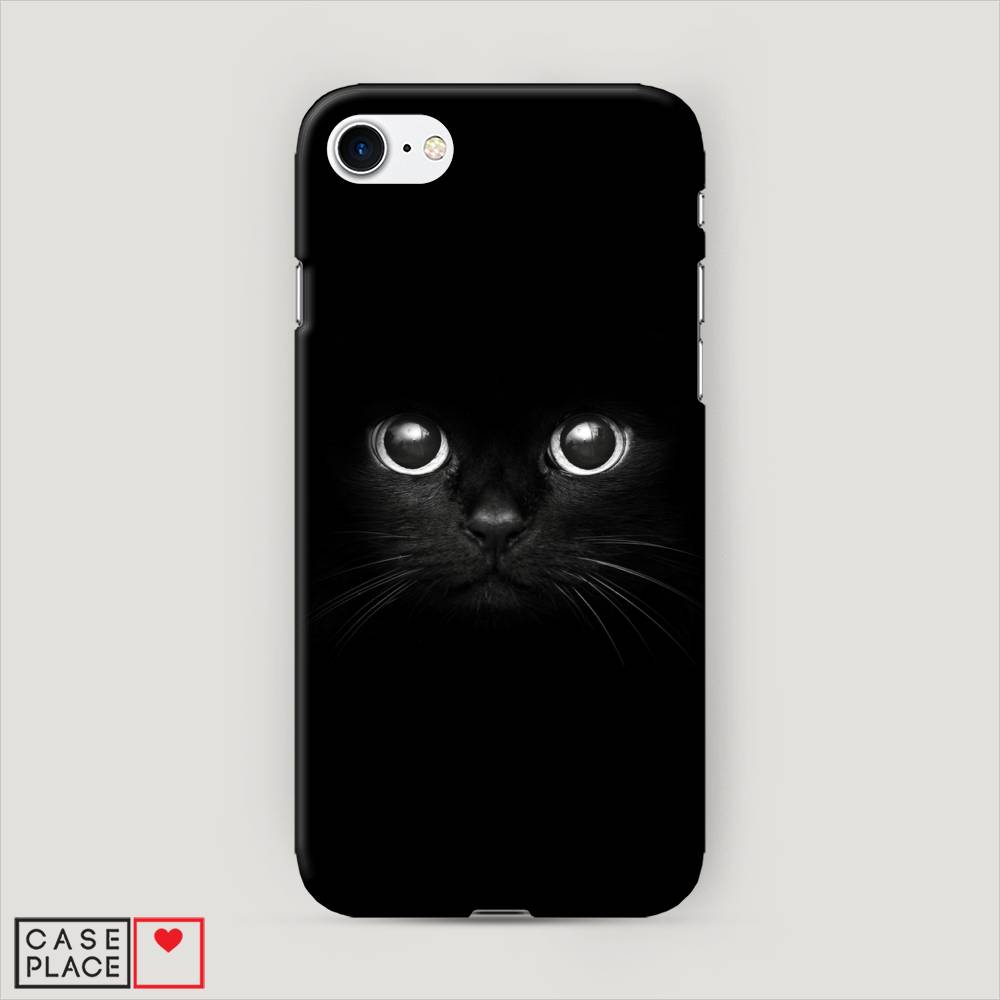 

Пластиковый чехол "Взгляд черной кошки" на Apple iPhone 7, 10620-1