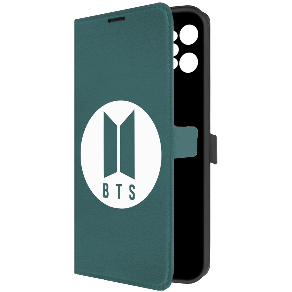 

Чехол-книжка Krutoff Eco Book для Realme C31 BTS зелёный опал